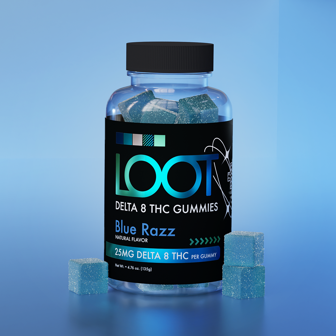 D8 Gummies - Blue Razz