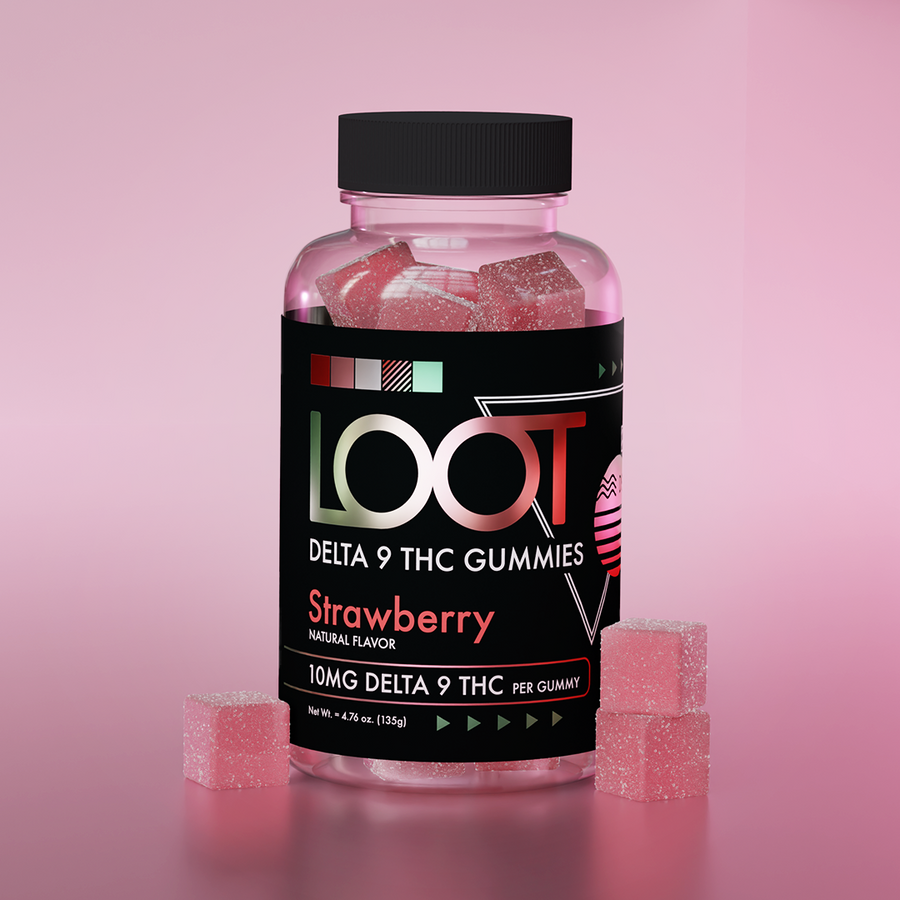 D9 Gummies - Strawberry