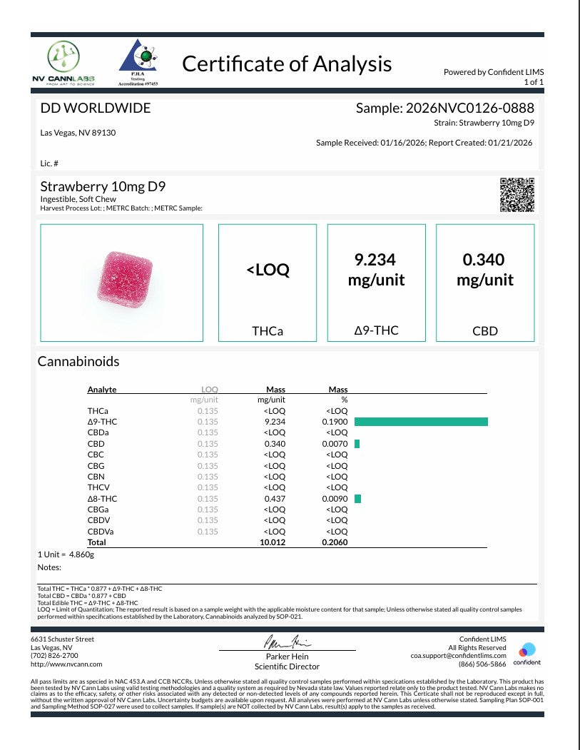 D8 Gummies - Strawberry